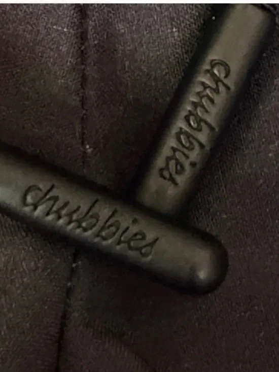 Chubbies Swim Trunks Men’s Small 5.5 Lined Stretch Retro Beach Shorts Black Pink - Picture 7 of 10